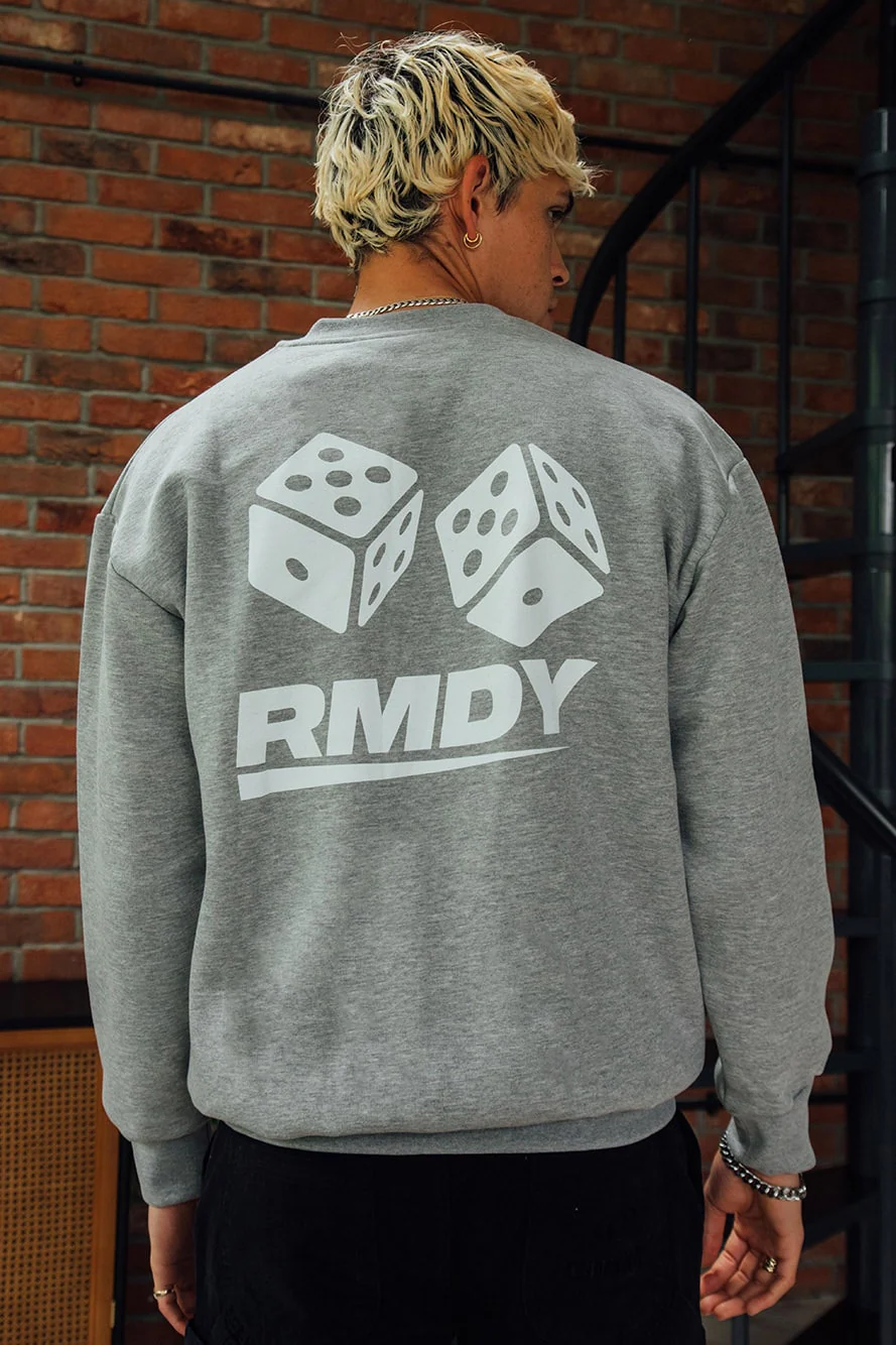Grey Dice RMDY. Jumper